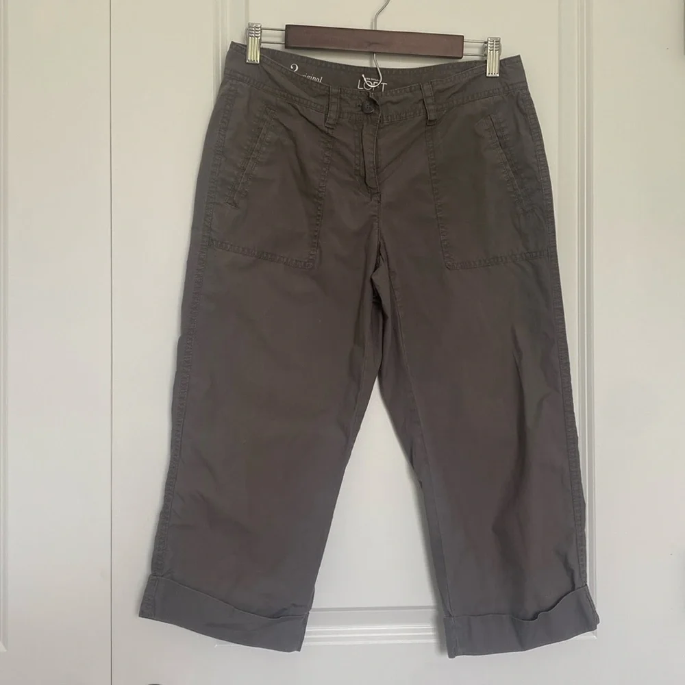 Loft Cropped Chino‎ Capris
